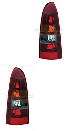 Heckleuchten Rückleuchten Rücklicht Set rechts & links Satz für Modell Astra G (F35/F48/F69/F70) Baujahr: 02/1998-01/2005 Kunststoff ohne Lampenträger