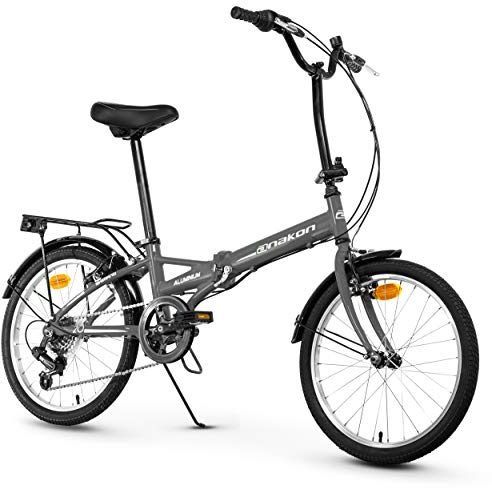 Anakon Folding Sport Klapprad, grau, Unisex