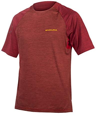Endura Herren SingleTrack Mountainbike-Trikot, Tech-T-Shirt, Kakao, Größe S
