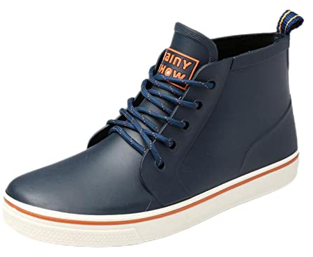 Moudn Botas de Agua Mujer Impermeables Lluvia Chelsea Botines Goma Tobillo Wellington Botas Antideslizante