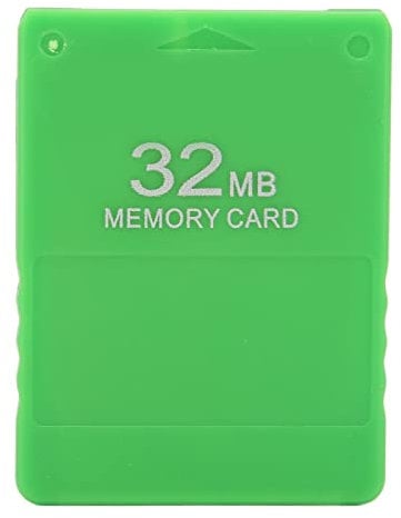 Memory Card for PS2,32MB Game Memory Card High Speed FMCB 1.966 Professional Game Accessories for Playstation 2(green)
