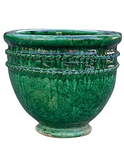 Biscottini Tuscan terracotta vase 55x48x48cm | Large handmade terracotta pots | Decorative and functional garden amphoras