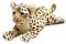 TRAVELKNOT Kuscheltier Leopard Großer Realistic Kuscheltier Gepard Weich Kuscheltier Niedliches Stofftier Geparden Plüschtier zum Kuscheln & Spielen Geschenk für Kinder Deko 48cm