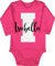 Baby Body langarm Mädchen Junge - Bekleidung kreativ und - Anfangsbuchstabe mit Name - Personalisiert Initialen Buchstabe mit Namen bedrucken Custom Gif Persönliche Geschenkidee Geschenk - 12/18