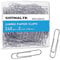 240pcs Jumbo Paper Clips, 50mm Large Silver Paper Clip, Big PaperClips for Paperwork Office School and Personal Use