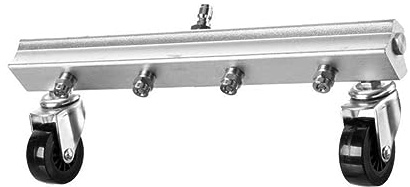 Happyyami Pulitore per Terreni Ad Alta Pressione 4 Ugelli Spray, Strumento Lavapavimenti Ruote Girevoli e Connettore Rapido 1/4 per Idropulitrice, per Casa, Scuola e Negozi