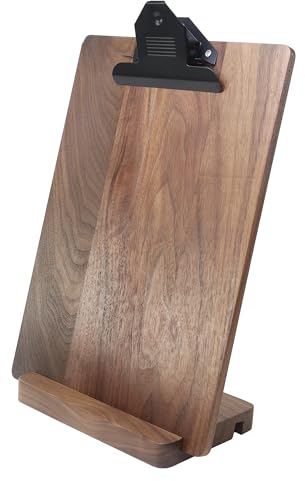 Presse-papiers en bois YinuoMa A4 avec support et affichage de menu, parfait pour les restaurants, bars et cafés