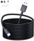 ACAGET 5M Cavo USB Type-C Extra Lungo per Mi Camera 2K Magnetic Mount,Cavi di Prolunga di Alimentazione Telecamere di Sicurezza Cavo USB Tipo C per Mi Wireless Outdoor Security Camera 1080p, Nero