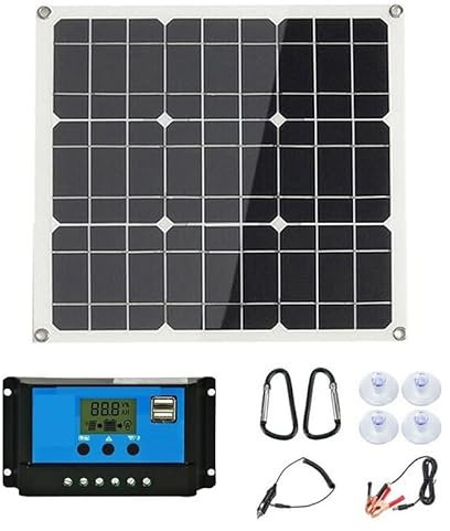 Kit de panneaux solaires Panneau Solaire Panneau Solaire Monocristallin 80W Panneau Solaire Photovoltaïque Panneau De Génération D'Énergie Solaire Module Photovoltaïque Haute efficacité