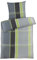 Carpe Sonno Seersucker Bettwäsche 135x200 Mikrofaser | Sommer Bettwäsche Seersucker Bettbezug 135 x 200 Sommerbettwäsche Bettwäsche-Sets Kariert Bügelfreie Bettwäsche Seersucker 135x200 Grau Grün
