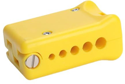 Ddujbtp Pince à dénuder à 5 trous de 2,9 à 6,8 mm pour bureau, hôtel, fibre optique, outil de décapage, outil à main, entretien