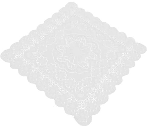 Gadpiparty Square Towel Nightstand Cover for Fridge Microwave Decorative Lace Cover