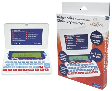 Lexibook, Larousse, Dictionnaire FRANÇAIS/Anglais, 400 000 Mots, Expressions et traductions, 3000 américanismes, Nouvelle Base de données Larousse, Jeux de Lettres, D880i1