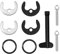 HAFRILY 9Pcs Monobloc Tap Fixing Kit Single Hole Basin Washer Sink Monobloc Mixer Tap Repair Kit Replacement Tap Mounting Kit with tap washers