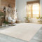 Paco Home Tappeto per soggiorno Unicolore Lavabile Morbido pelo corto morbido, Dimensione:160x220 cm, Colore:Crema 4