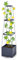 Gartenwelt Riegelsberger Blumenkasten mit Rankhilfe in Turmform 28x28xH115 cm Pflanzgefäß für Garten Terrasse