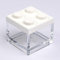 Manzoni Home - Contenitori Mattoncino - Set da 24 Pezzi colore Bianco - Ideali come Bomboniere per Matrimoni, Feste di Laurea e Decorazioni Creative - Made in Italy