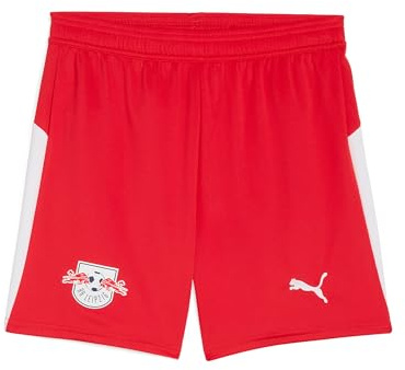 PUMA RB Leipzig Short Home 2025/2026 Kids rotweiss, 128 Kinder