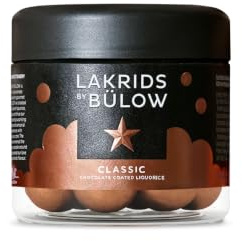 LAKRIDS BY BÜLOW - Classic Caramel - 115g - Dänische Gourmet Lakritz-Kugeln - Süßer Lakritzkern umhüllt von Dulce-Schokolade & Meersalz