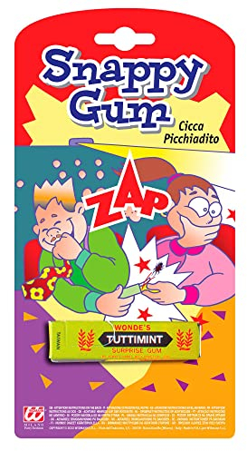 W WIDMANN MILANO Party Fashion 4956S - Scherzartikel, Fingerschlagende Kaugummi, Fake Artikel, Zubehör, Karneval, Aprilscherz