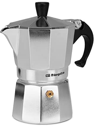 Orbegozo KF 300 - Cafetière italienne en aluminium, capacité de 3 tasses (145 ml)