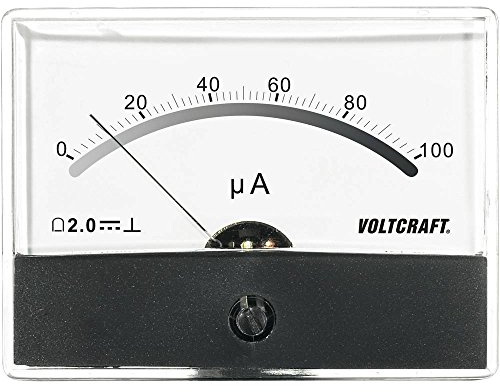 VOLTCRAFT AM-86X65/100µA AM-86X65/100µA Einbau-Messgerät AM-86X65/100µA/DC Drehspule