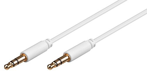 GOOBAY Klinkenkabel 69114, Superslim, 3 m, weiß