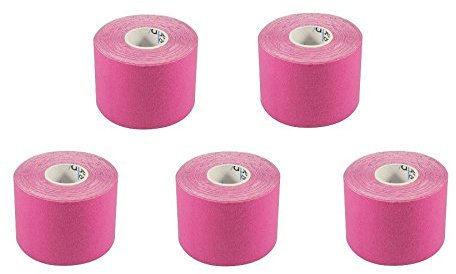 5 Rollen Kinesio® TexClassic Tape Dr. Kenzo Kase oder 5 Rollen Kinesiologie Tape von IamSporty (Kinesiologie Pink)