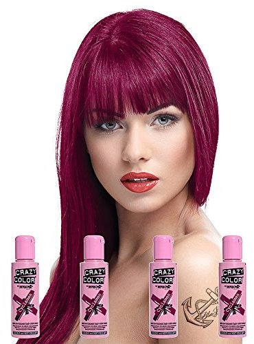 Set 4 CRAZY COLOR 41 CYCLAMen 100 Ml. Prodotti per capelli