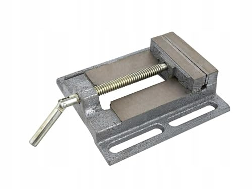 Geko g01042 Gusseisen Drill Press Schraubstock 100 mm/10,2 cm Silber