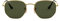 Ray-Ban Unisex Zeshoekig Lesebrille, Gold, 51 EU