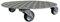 Schwerlast Pflanzenroller AluGrip-SR560 bis 560kg Indoor Outdoor Alu (AluRiffel5/6,5-Ø400)