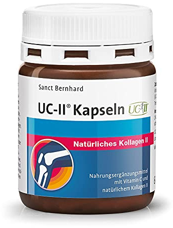 UC-II Colágeno 60 Cápsulas - Complemento con Colágeno tipo II natural y Vitamina C