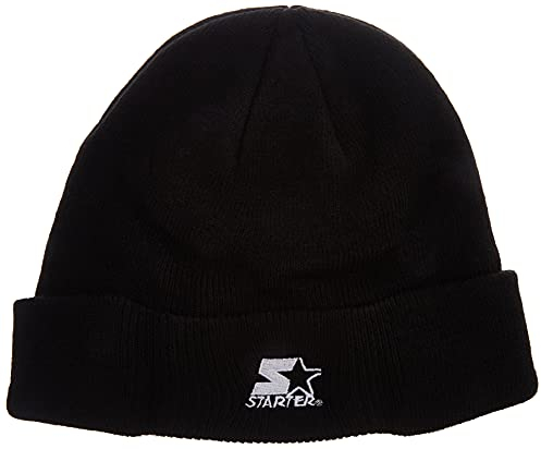 STARTER BLACK LABEL Herren Starter Logo Beanie Black, one Size