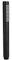 Cabezal de Ducha de Mano para Baño, Cabezal de Ducha de Barra Redonda de Cobre Sólido G1/2, Rociador de Cabezales Ducha de Alta Presión para Baño(Negro)