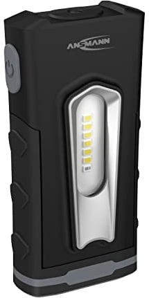 ANSMANN Lampe de travail WL500R (1 pce) – Lampe de poche d'une puissance d'éclairage de 500 lm pour une distance de 30 m max. – Lampe d'inspection idéale pour le garage, l'atelier, etc.