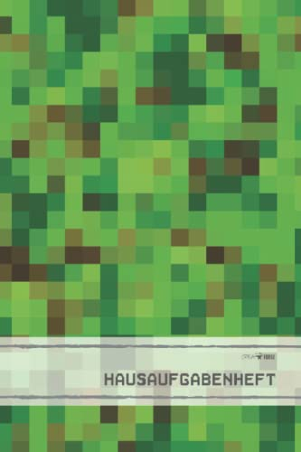 Hausaufgabenheft A5: Gymnasium Jungen Mädchen | Hausaufgabenheft für 1. Schuljahr mit Stundenplan & Zensurenliste | Schülerkalender A5 für 1 Schuljahr ... Grundschule | Motiv: Retro Pixel CFP-RP01