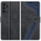 MOBESV Hülle für Samsung Galaxy A13 Handyhülle, Lederhülle mit Kartenfach, Klapphülle mit Ständer, Flip Case Handytasche Schutzhülle, Modisch Schwarz