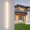 K-Bright Lampada da Parete Esterno/Interno LED 35W 3000K Bianco Caldo IP65 Applique da Parete Esterno 120CM Moderno per Balcone Giardino Veranda Via Garage,Bianco