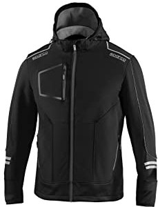 Sparco Soft-Shell Tech, Black-Grey, XS Unisex-Adulto