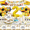 Decoration Anniversaire Chantier 2 Ans, Anniversaire 2 Ans Garcon Party Vaisselle, Chantier Kit Vaisselles Anniversaire Anniversaire avec Bannière Ballons, Fête D'anniversaire pour Garçon 16 invités