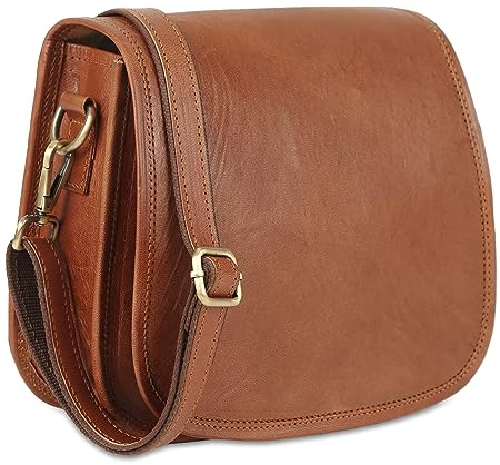URBAN LEATHER Sac À Bandoulière Sacs À Main Pour Femmes Portefeuille Vintage Marron Sacs De Voyage De Designer Pour Femmes Sac À Bandoulière Porte-Monnaie Pour Vous, Marron, 25x9x22 Cms