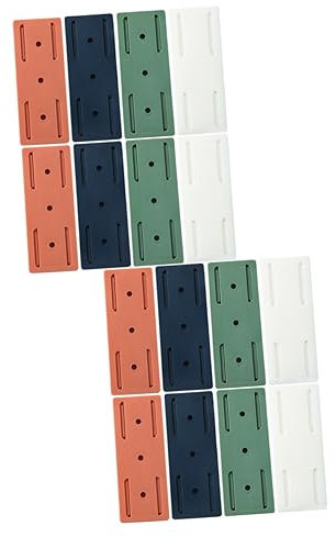 DOITOOL 16 Stk Steck Halter 6 Steckdosen Selbstklebender Steckdosenleisten-fixierer Kabelmanagement An Der Wand Hängekraft Steckdosenfixierer Pedidos Nagel Teppich Plastik