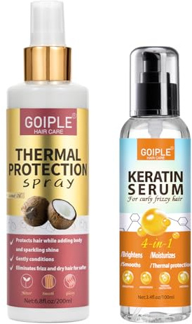 Hitzeschutzspray für das Haar, Hitzeschutzmittel, Keratinprotein