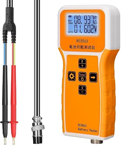RC3563 200Ω 100V tragbarer tragbarer Batterie-Innenwiderstand-Spannungstester 3-stelliges Display Batterietester Hochpräziser echter Vierdraht-Wechselstrom-Lithium--Säure-Lithium-Batteriedetektor
