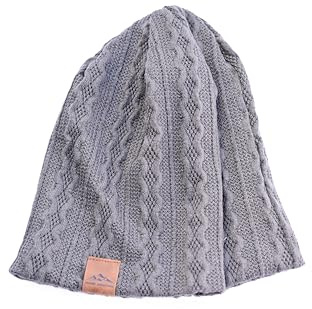 Higher Mountains Strahlenschutz EMF Mütze 5G 4G Beanie, Mittelgrau, Einheitsgröße