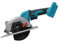 Scie circulaire sans fil 18 V, mini tronçonneuse portative sans fil pour le travail du bois, profondeur de coupe et angle d'inclinaison réglables (batterie, chargeur ou lame non inclus)