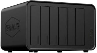 TERRAMASTER F6-424 Max NAS Storage - 6Bay Core i5 1235U 10-Cores 12-Threads, 8GB DDR5 RAM, Dual 10GbE Ports, Network Attached Storage Peak Performance for Business (Diskless)