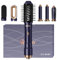 UKLISS 6 en 1 Cepillo de Aire Caliente con Secador de Pelo Profesional 1000W, Rizador Automático, Thermal Brush, Secado Rápido, Moldeador Pelo Voluminizador para Rizador Alisar Volumen