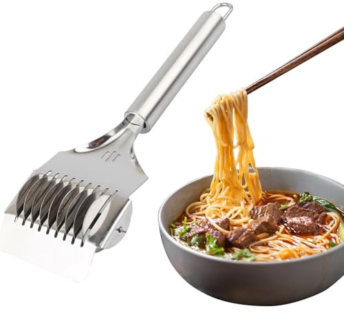 Zuzer Macchina per la Pasta Manuale Pasta Press in Acciaio Inossidabile Macchina Pasta Noodle Maker